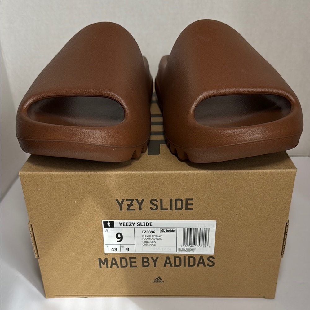 adidas Yeezy Slide Flax Men's - FZ5896 - US DS deadstock